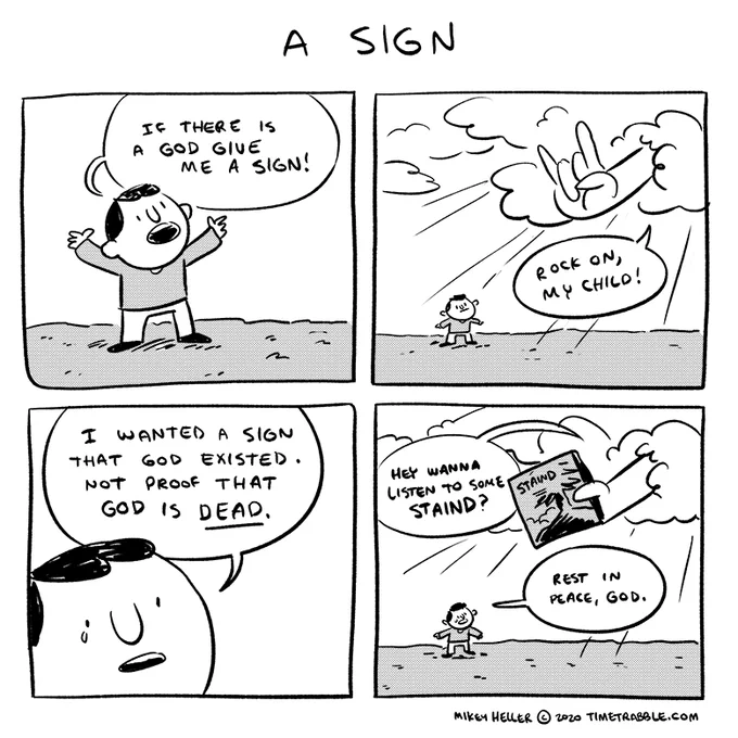 i drew a comic about a sign 
