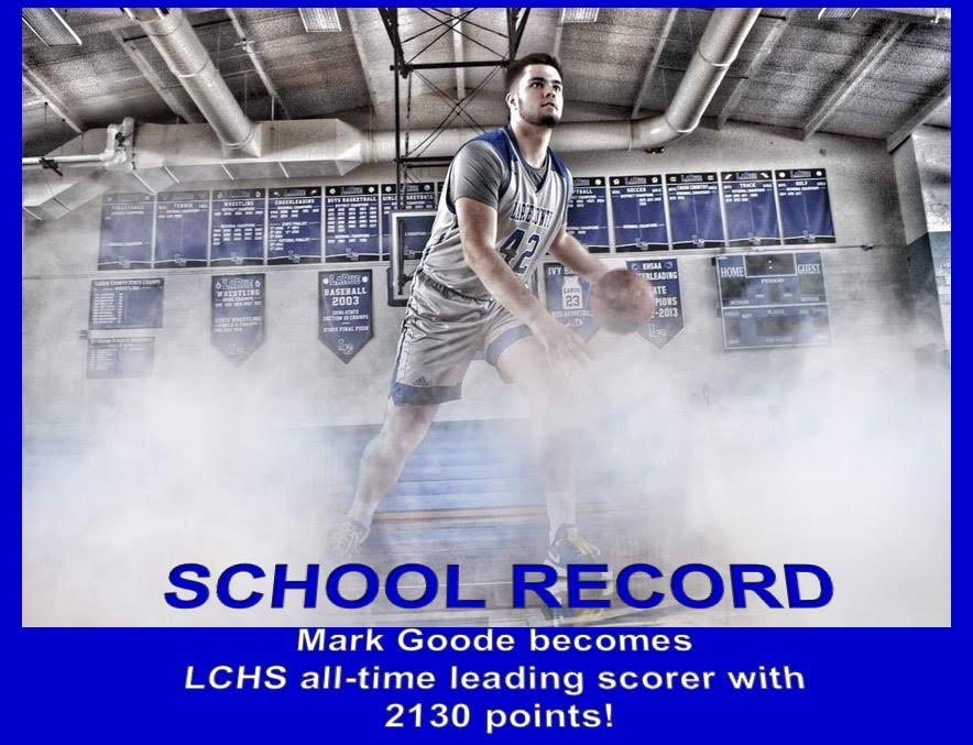 Mark Goode becomes LCHS Boys all-time leading scorer passing Scott Boley (2129)!