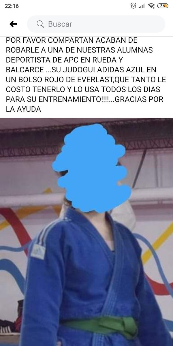 vikiiblengino's tweet photo. El judogui (1,60) me re costó comprarlo y tiene un re valor sentimental,igual que el cinto marrón que estaba en el bolso
Si se lo ofrecen o lo ven tirado en algún lado (xq seguro no saben para q sirve) avísenme
Me robaron en Rueda y Balcarce, está heavy la zona,tengan cuidado https://t.co/45PRW5gLb9
