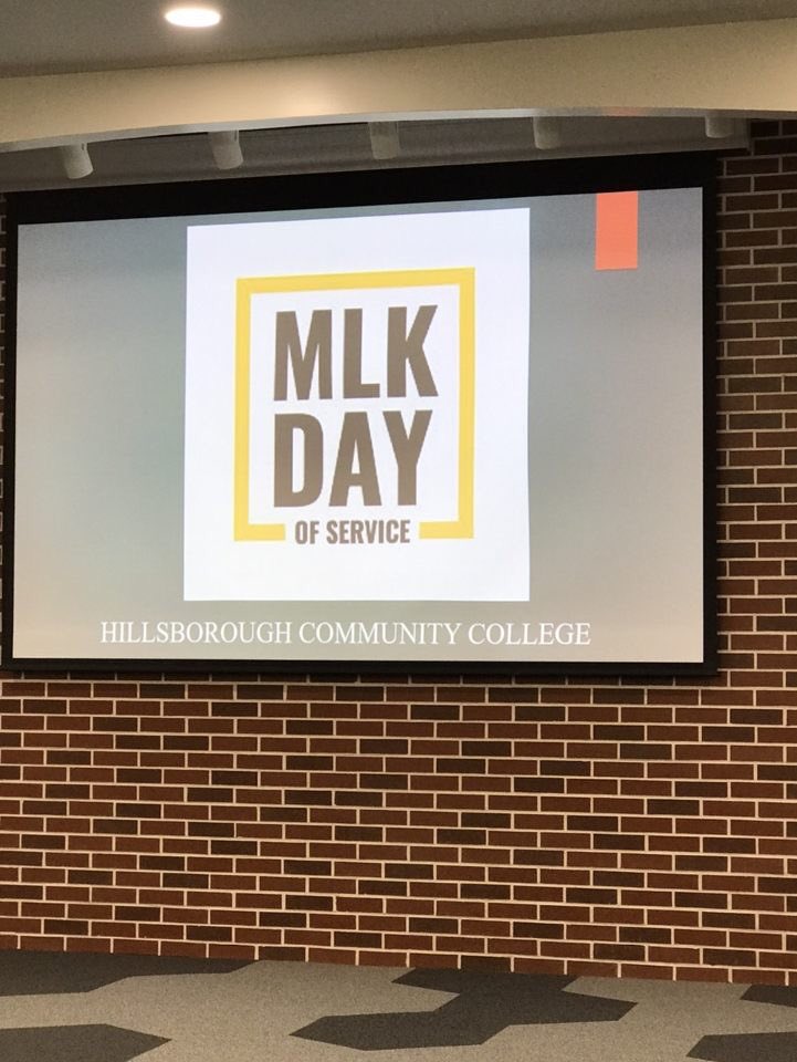 Thank you #HillsboroughCommunityCollege and the #MLKDayofService committee for our award! We are grateful of your continued support 💓