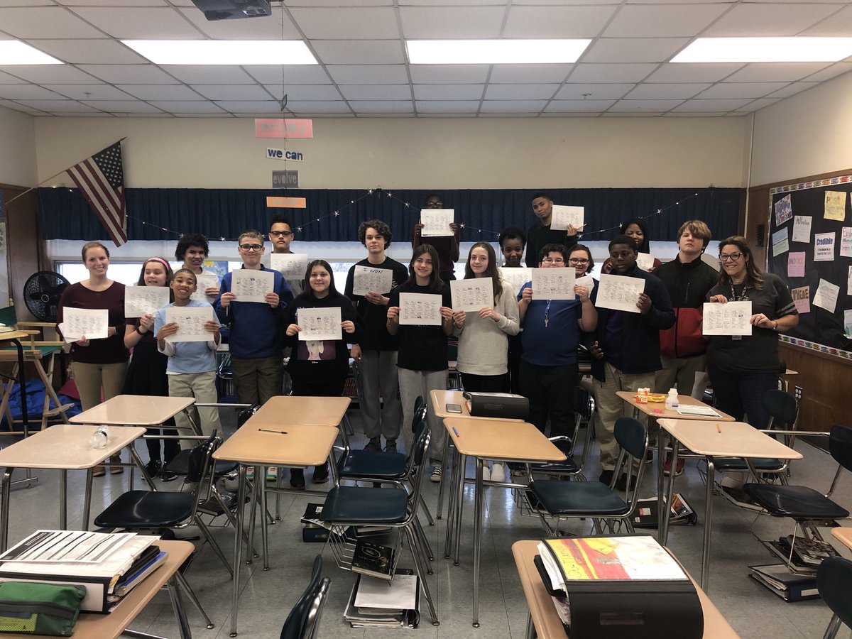 It’s the friends we make along the way that help us appreciate the journey! #bestbuddies #bingo #thingsincommon <a href="/SkylineJags/">Skyline Middle School</a>