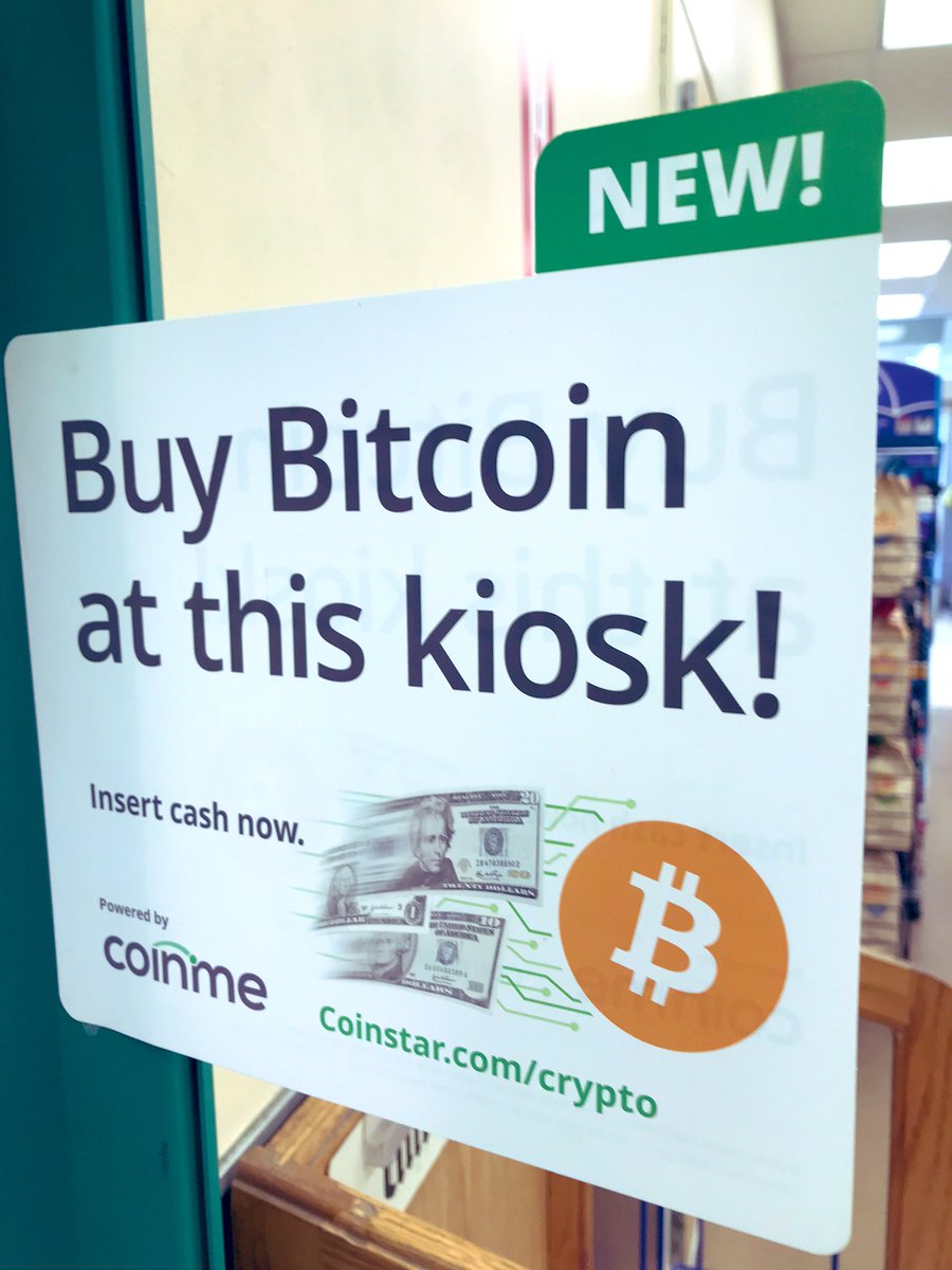 Spotted @ a  #SanDiego Albertsons #Bitcoin  #cryptocurrency <a href="/Coinme/">Coinme</a> 💪