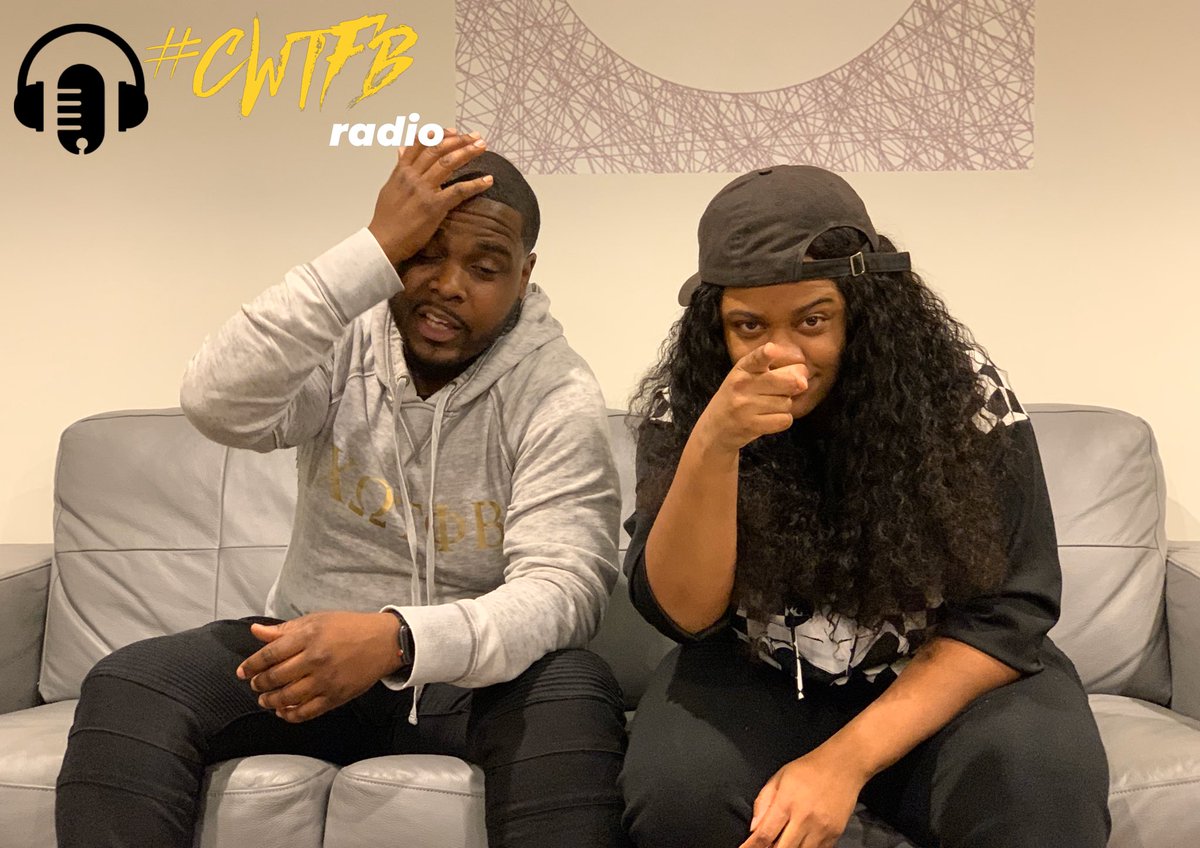 CWTFBRadio's tweet photo. Caption this 😂

🤫🤫🤫
w/ @RedShaydez1 https://t.co/EBSFmclR97