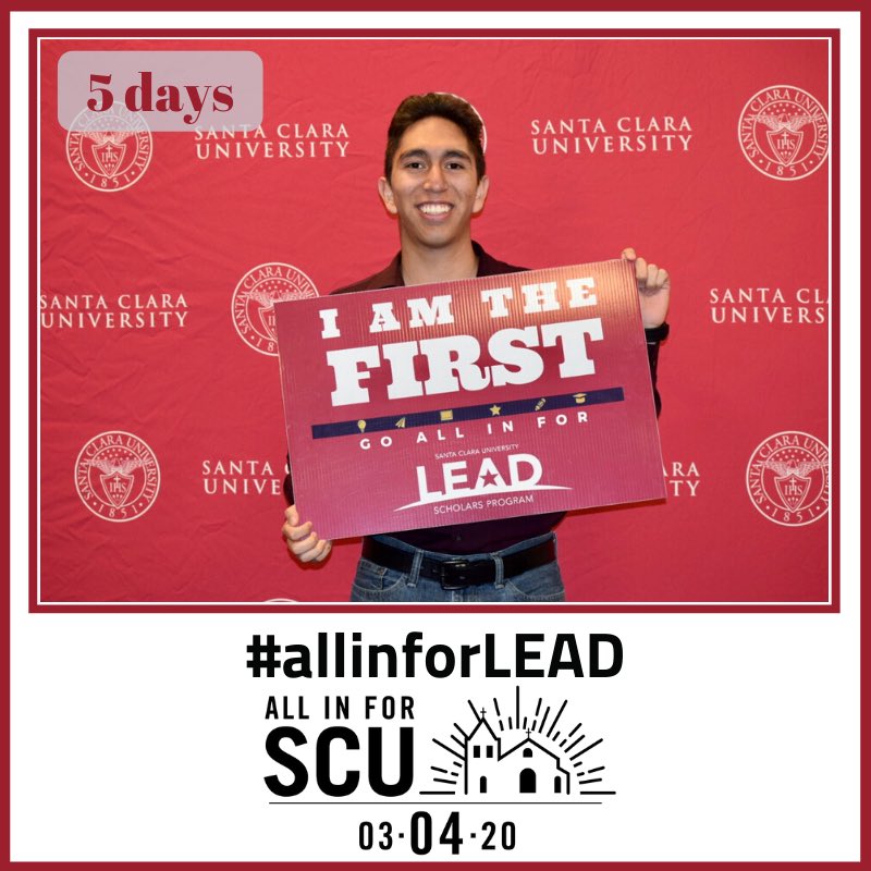 SCULEADScholars's tweet photo. Go #AllInForLEAD on Wednesday, March 4 during #AllInForSCU! Through donations, we are able to continue offering programs for students such as Financial Benefits Workshops, quarterly de-stressors during finals, How To Land an Internship, Scholarship &amp; Fellowship Workshops &amp; more. https://t.co/yDqCYxBi9R