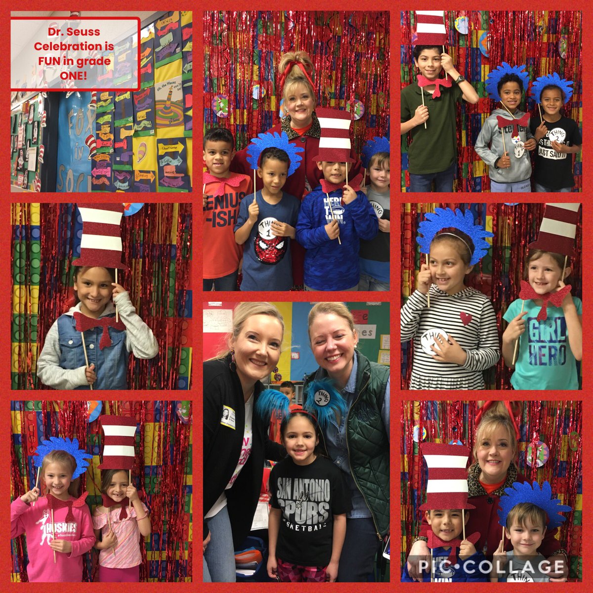 BRiley1st's tweet photo. Dr. Seuss Day 
fun in every way! #theNEISDway @happytobeahusky @darynpolanco @HuebnerHuskies https://t.co/AIMMQfKx1d