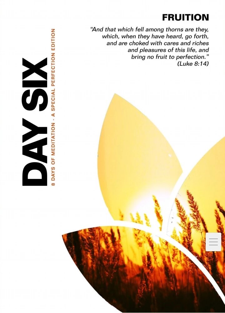 CE_BRAMPTONEAST's tweet photo. #Day6 During 8Days indepth Meditative Study๐ฅ๐ฅ๐ฅ๐ฅ๐ฅ๐ฅ
#Fruition -Our 4th Element This #2020YearOfPerfection
Kindly download the full study guide~ https://t.co/fW6BfVw1Zn
#cecanada
#cebramptoneast
#8dom2020
#iwatchistudyimeditate #meditatingnowonpcdl
#8Dom #8DaysofMeditation https://t.co/hZPKilyTbj