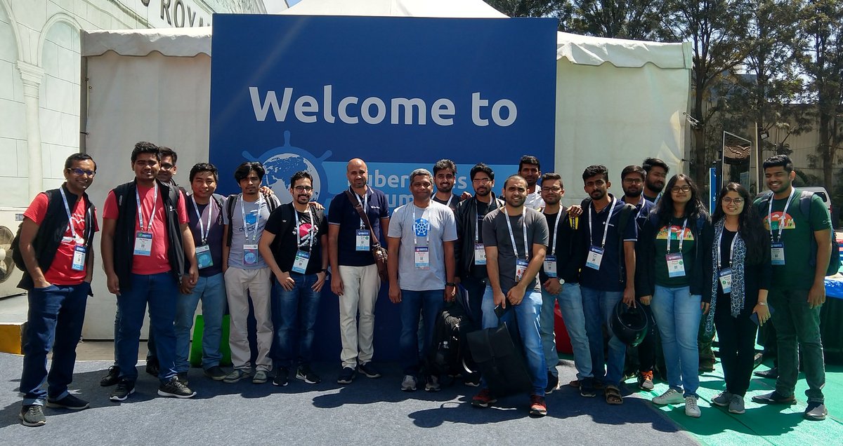 kiranmova's tweet photo. I am loving the #CNCF #CommunityFirst culture ingrained in @mayadata_inc. Looking forward to today's #CloudNativeDataManagement #Meetup. Talks from @abhay2134, @ttanay100 @harsh_thakur_1 @sunilgovind @RonakKogta. Talks about #cloudnative technologies, #DevOps and more. https://t.co/JqqnhjVytP