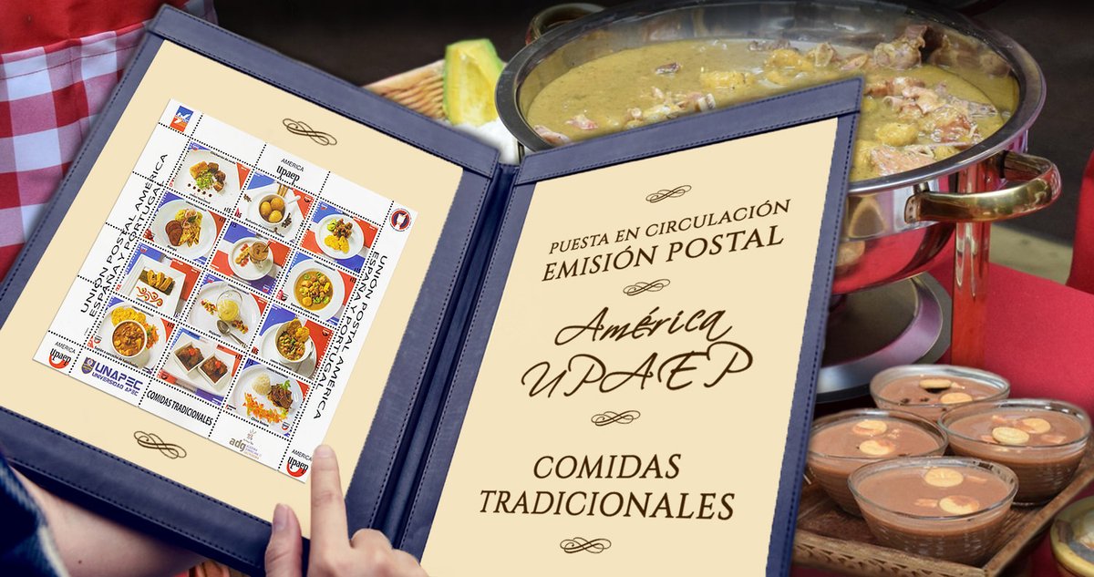 SelloDominicano's tweet photo. El 14-11-2019, INPOSDOM y UNAPEC, emitieronla serie postal “América UPAEP: Comidas Tradicionales”
Más detalles en nuestro blog.
https://t.co/k8GUeJaJIB

#sellosdominicanos #filateliadominicana #filateliarepublicadominicana #AméricaUPAEP #universidadAPEC https://t.co/EmVbJoAAhC