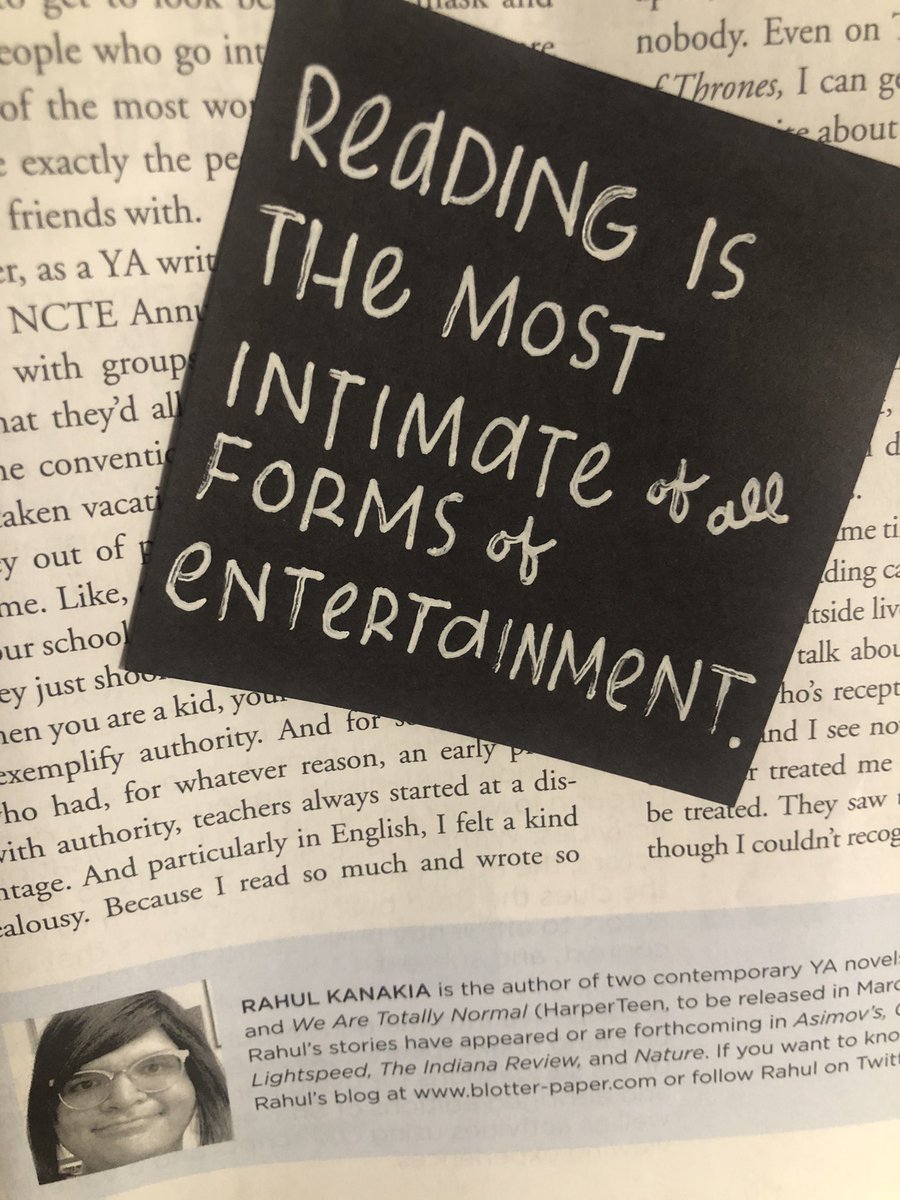 TannyMcG's tweet photo. #InFlightReading Two favorite takeaways from the January 2020 English Journal from @NCTE.  Thanks for your articles, Yekaterina McKenney &amp; @rahkan. https://t.co/xNs7Z1th5d