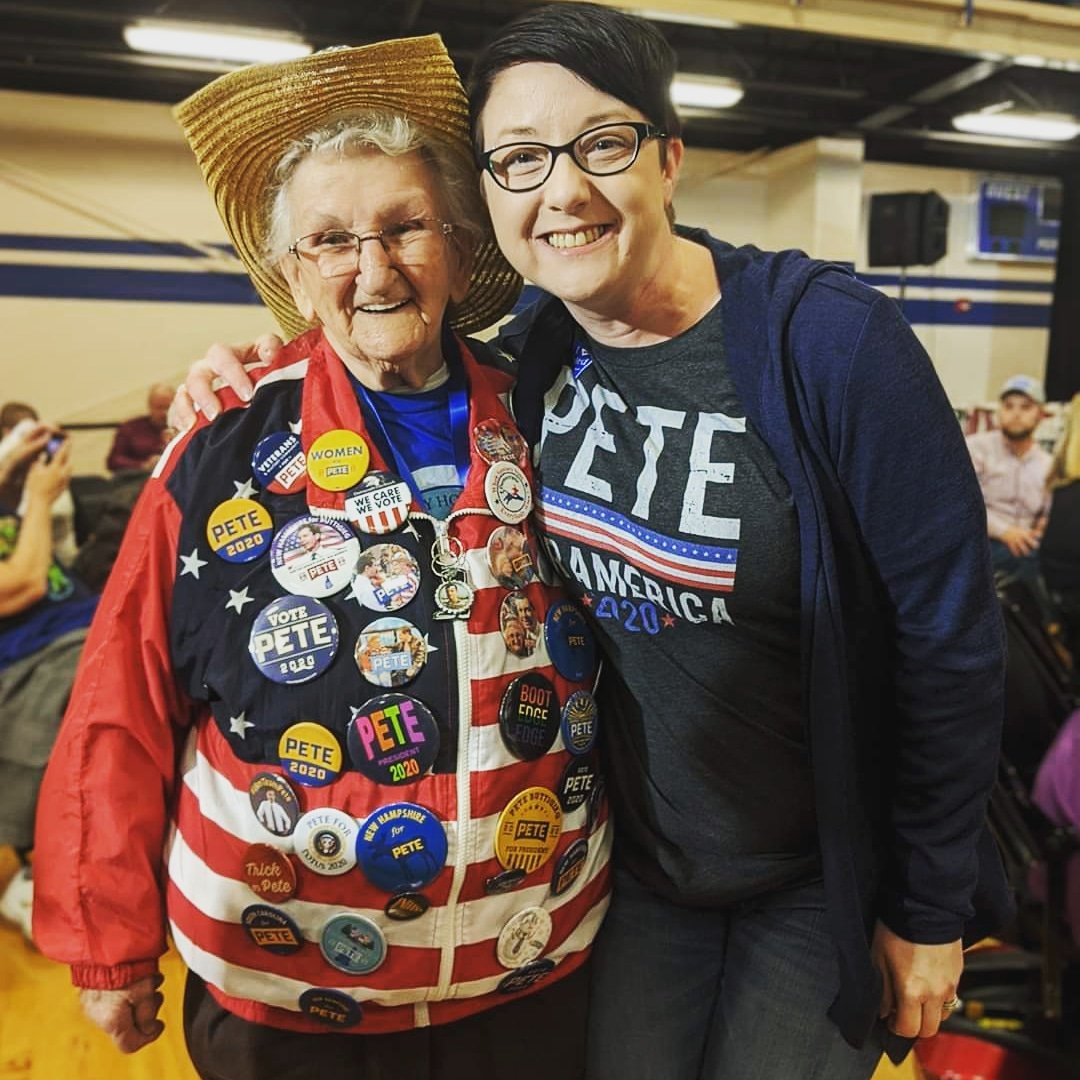 An absolute honor to meet @provencher_pat tonight at the Townhall for @PeteButtigieg in Columbia, SC! Thank you for your dedication and tireless work for team pete! #pete2020 #TeamPete