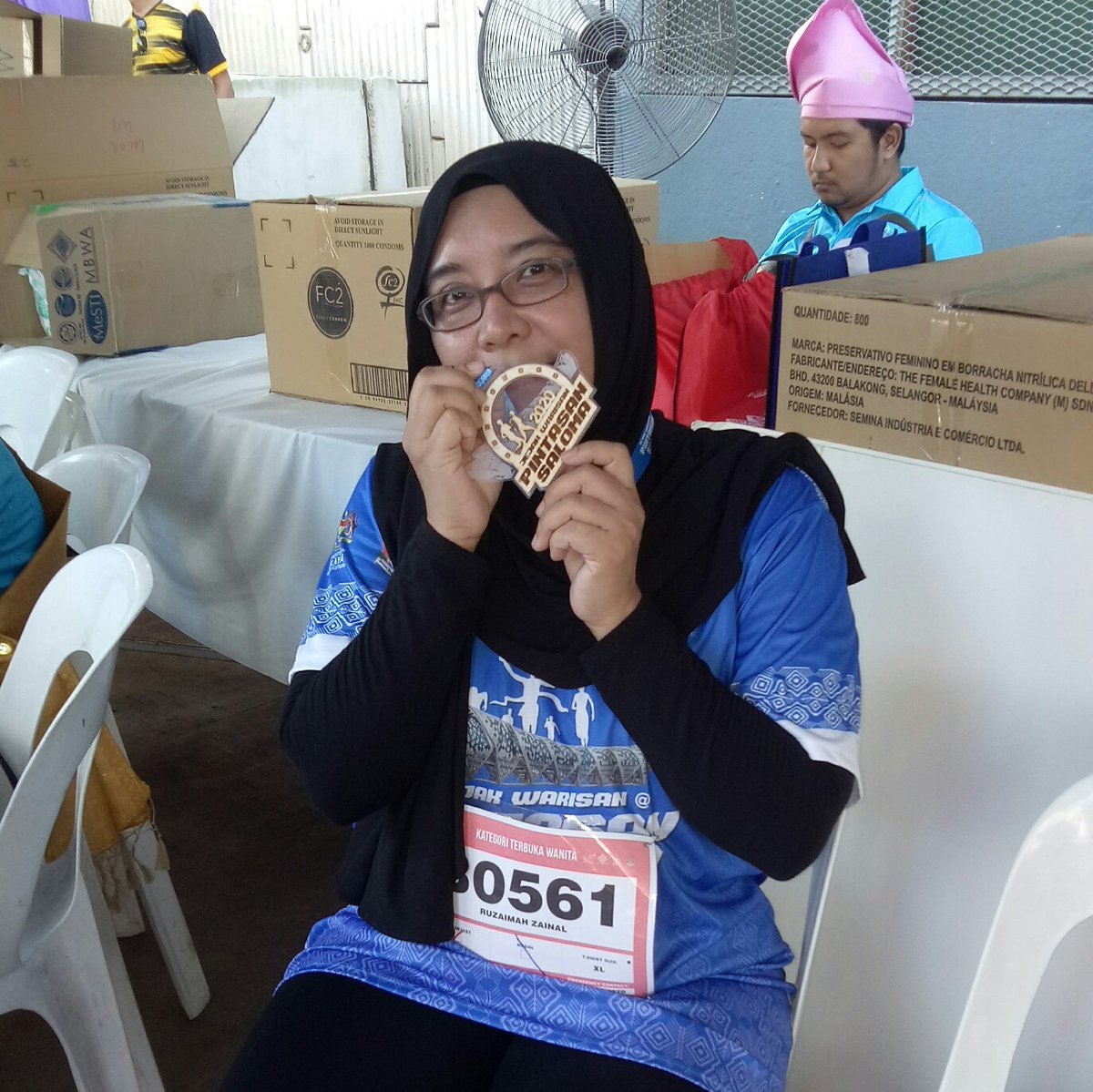 nanny's 8th medal - pintasan saloma