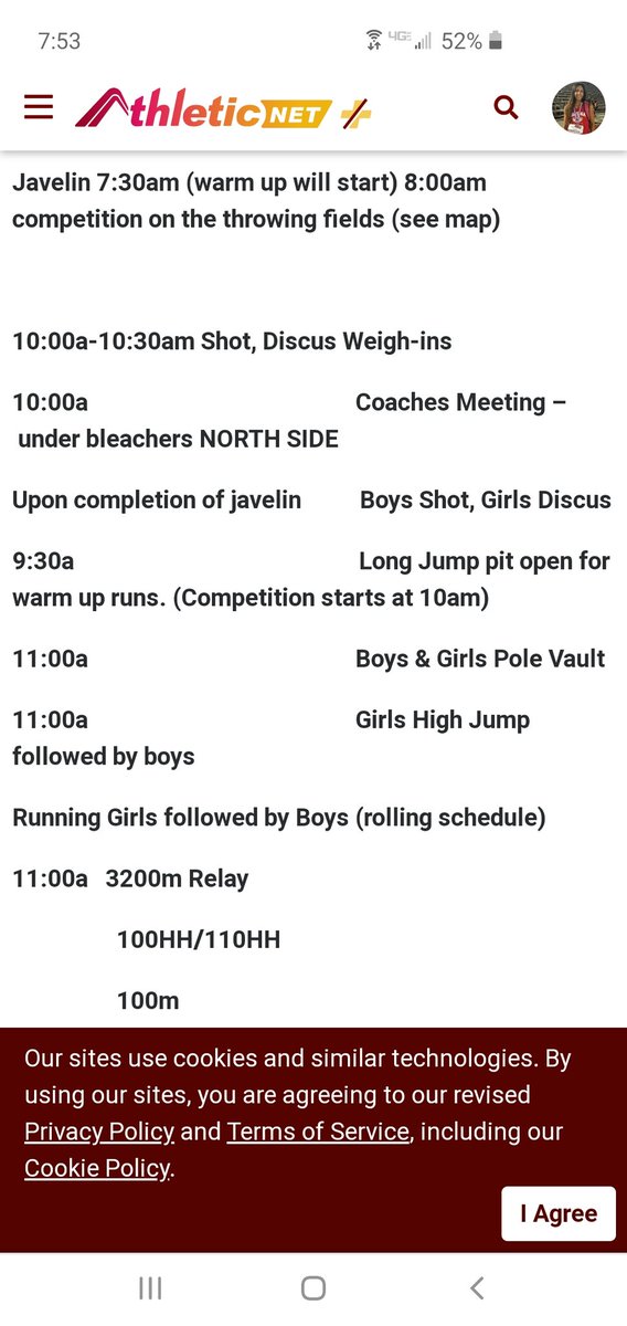 Hamilton Track & Field Boosters tweet media