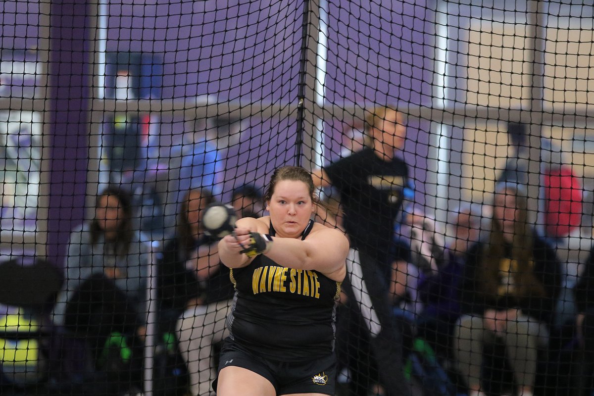 wscwildcats's tweet image. Scheil wins weight throw for @WSCXCTF women on opening day of NSIC Indoor Track and Field Championships.  
wscwildcats.com/news/2020/2/28…