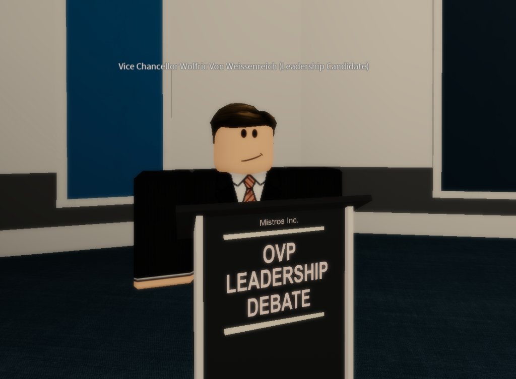 AtAustrian's tweet photo. @Wolfric_Von_W is elected the next Leader of Austria's largest Party, OVP. Mr. Von Weissenreich will serve as Interim Chancellor until the March 5th Midterm Elections when a new Parliament will be elected. https://t.co/HfViJijQsC