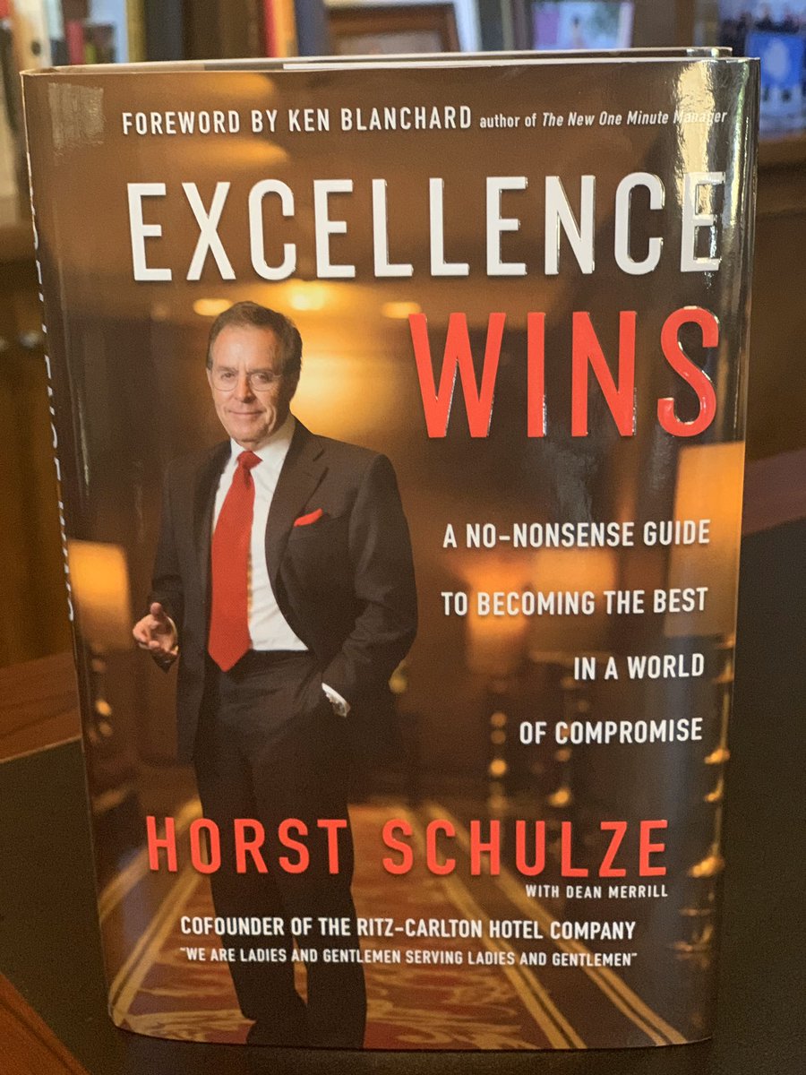 Enjoyed reading book by Ritz Carlton founder -customer service isn’t just for those who face the public.  It also extends to people inside an organization who deal with each other, customer service is everybody’s job while being persistent &amp; relentless to drive toward excellence.