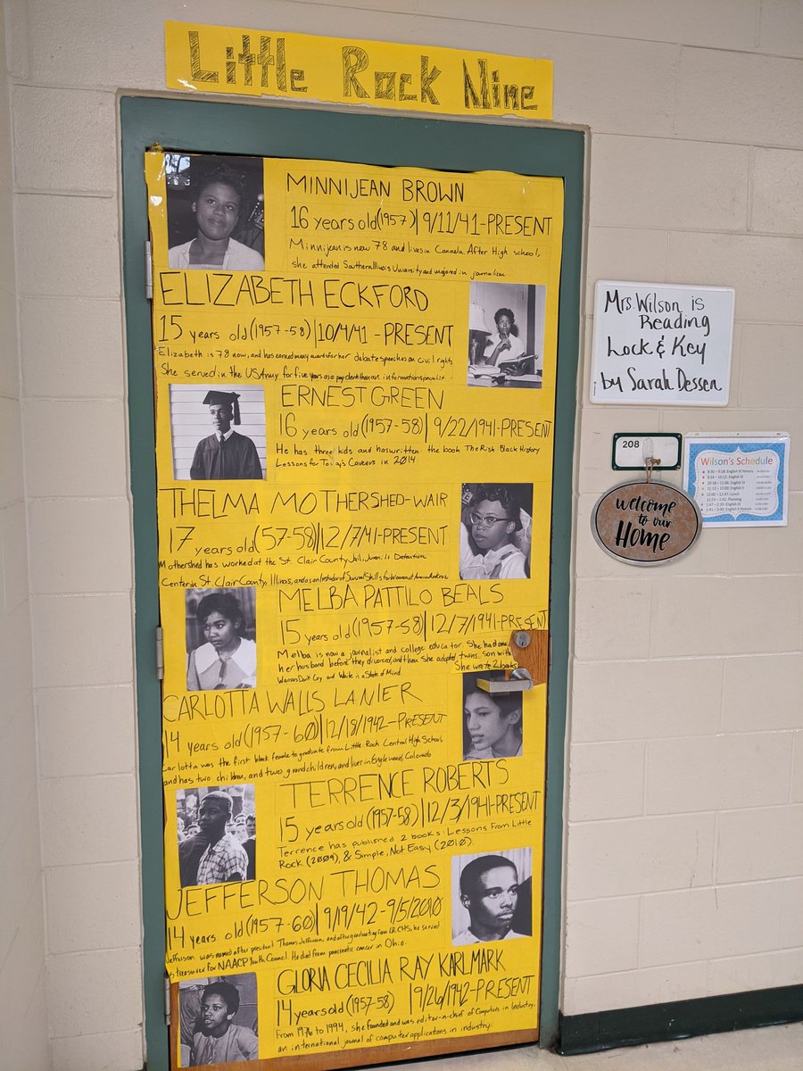 JenkinsTonyia's tweet photo. Door decorations for Black History Month @delandbulldogs #WeAreDeland https://t.co/Arg88EBPnn