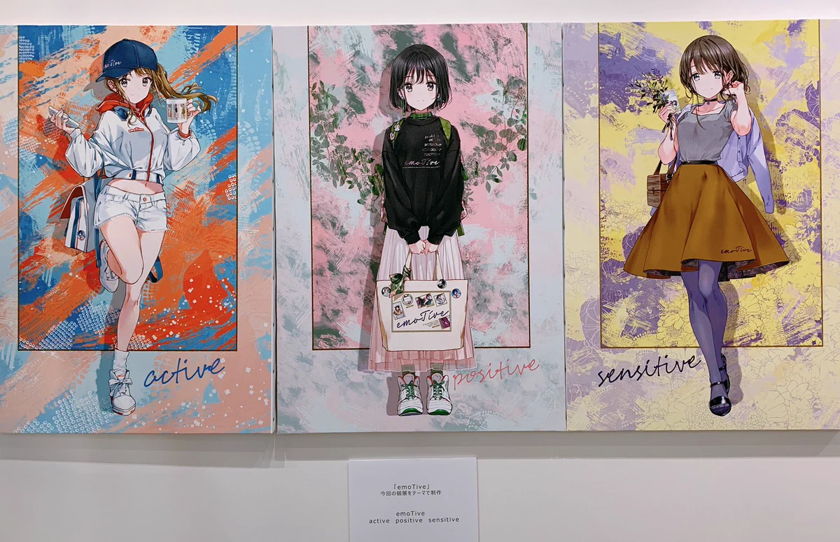 【直筆サイン】あめとゆき　キャンバスアート Tiv@福岡巡回展〜9/22 on X: 