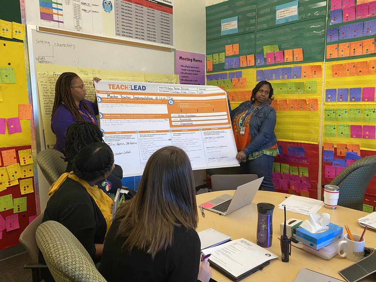 Master teachers and Instructional Coaches pitching their Logic Model to Leadership Team at @LAJohnTWhiteES <a href="/pdilley5/">Priscila Dilley, Ed.D</a> <a href="/NikitaMoye1/">Nikita Moye</a> #LeadwithLAN