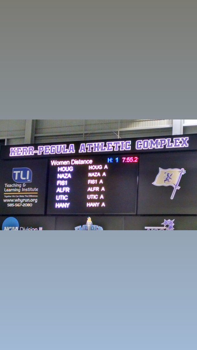 BobJumperTambe's tweet photo. Day 1 in the books! Im proud to be the official PA announcer for 2020 Empire 8 Indoor Track &amp; Field Championships at Houghton College! #e8 #E8proud #leadersCompeteHere #NCAAD3 #whyD3 #empire8 #atlanticregion #jointhepursuit #sportsannouncer #sportsannouncing #trackandfield #track https://t.co/XB6GYmedyp