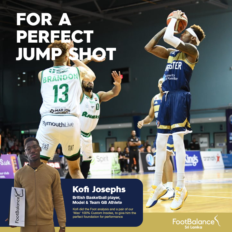 FootbalanceLK's tweet photo. For a Perfect Jump Shot-Protect your Feet with FootBalance #FootBalance #FoundationForPerformance #FoundationForRecovery #FoundationForComfort #Insoles #CustomInsoles #Colombo #SriLanka #InsolesSriLanka #footcaresolutions #FootBalanceColombo 
#Basketball 
Call Us on : 0760422200 https://t.co/7Z3onrQLiD