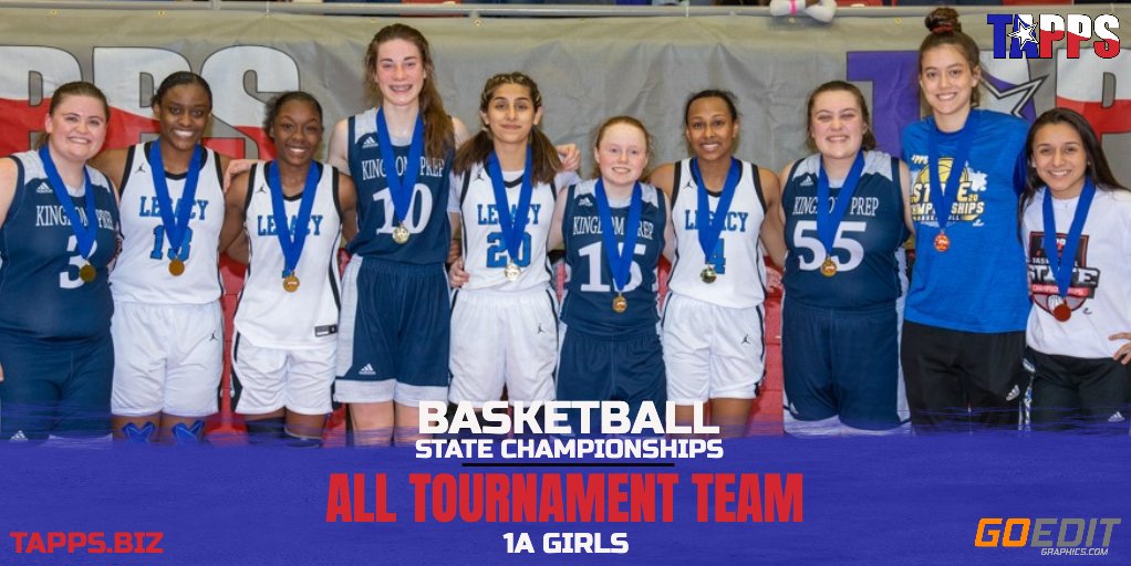 Congratulations to the #TAPPSbasketball 1A Girls All Tournament Team!