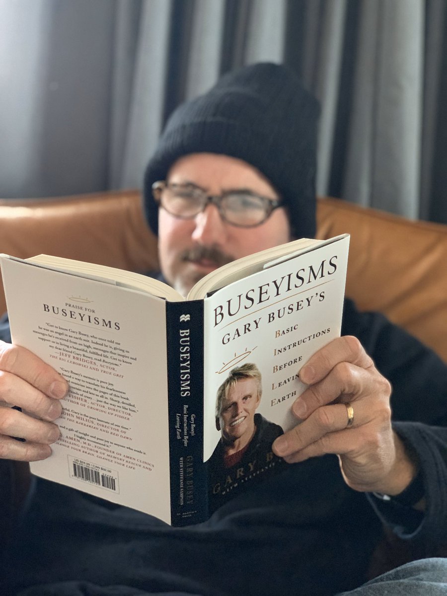 ZP catching up on @THEGaryBusey #buseyisms in Jackson Hole. 🤔 @SnacksCollards