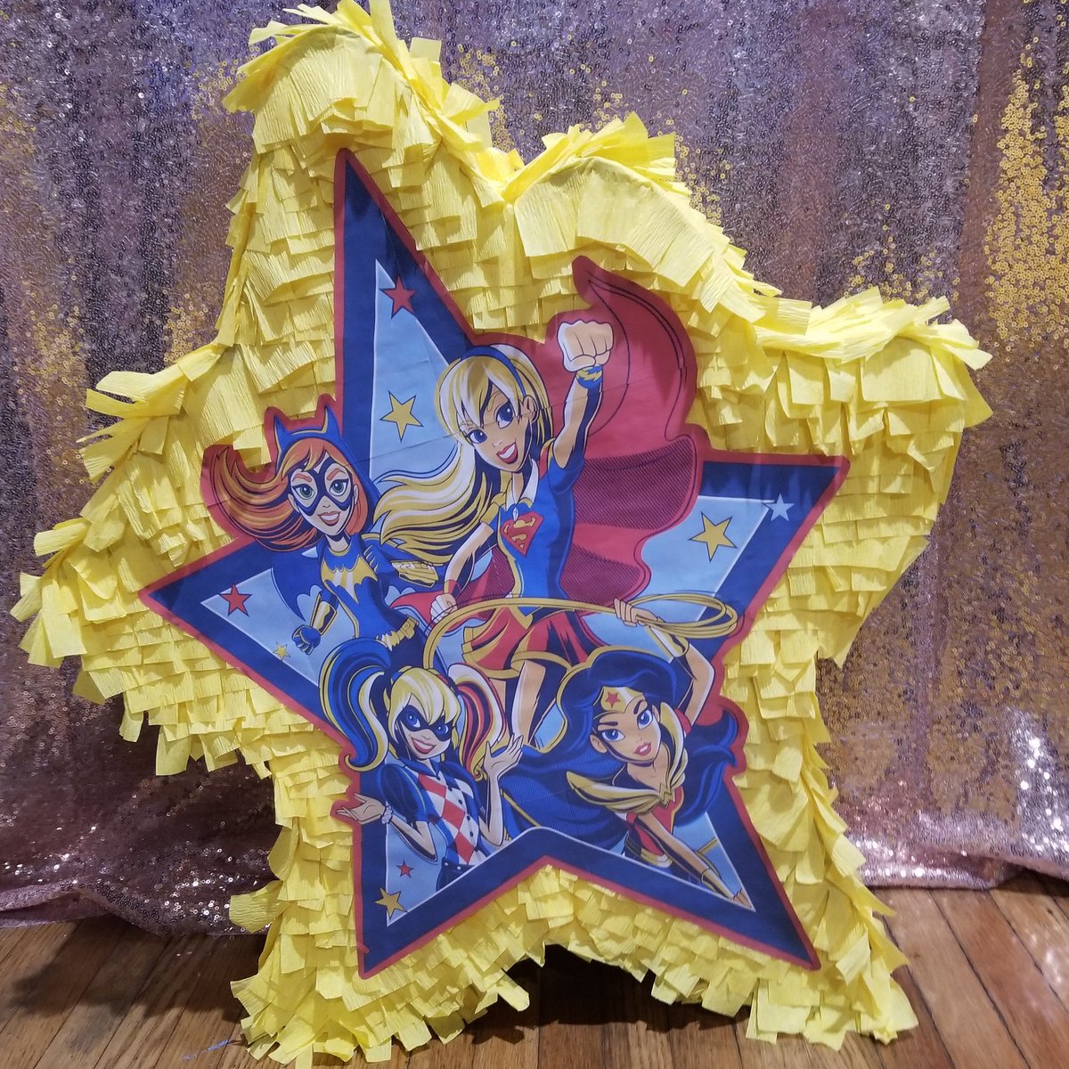 arodcustom's tweet image. DC Super Heroe Girls Piñata! #pinata #pinatas #dcsuperherogirls #superheros #dcsuperhero #girlpower #arodcustomparty #arodcustom #dcsuperheropinata #superheropinata #yellostar #star #starpinata #yellowstarpinata