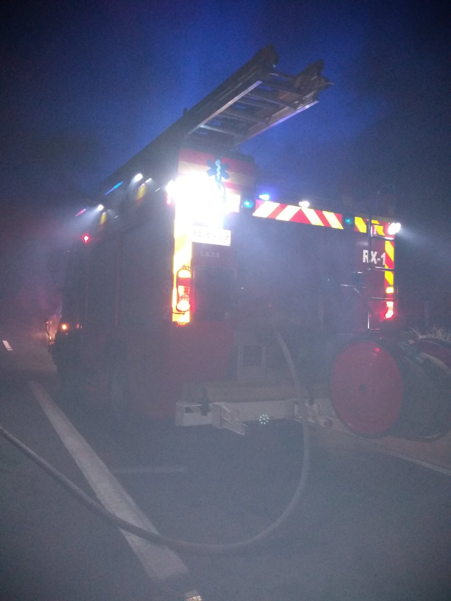 Está noche la  bomba Fundadora trabajó en fuego en pastizales sector San Carlos de Arquen