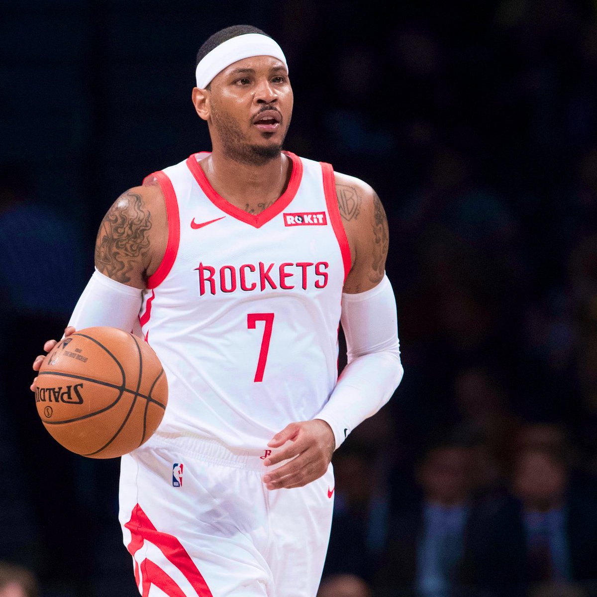 Carmelo Anthony played the only 10 games of his Houston Rockets career in 2018.