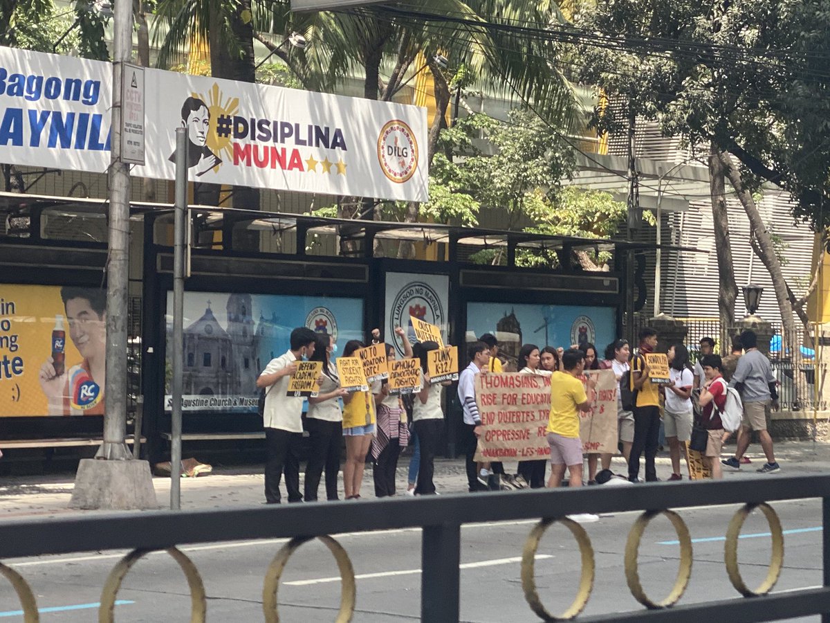 LFS in UST. Freedom to assemble and speak up. Freedoms we cherish.