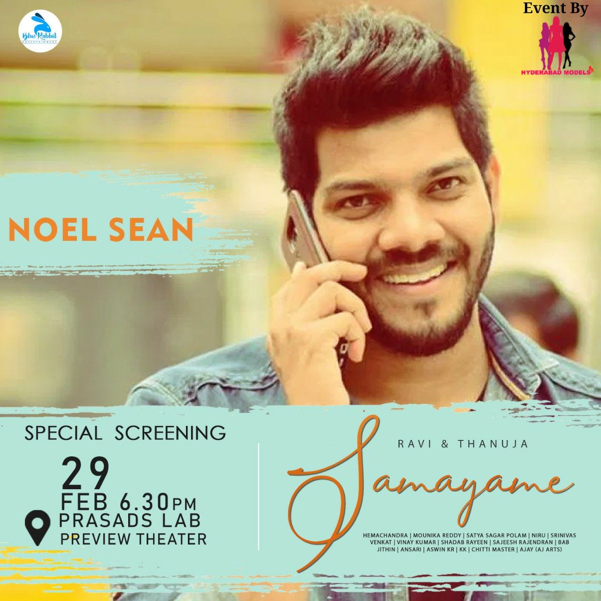 vamshi4Fashion's tweet photo. #BlueRabbit s #anchorravi n #thanujagowda  starring #samayame  special screening event by @HydModels 
@anchorravi_offl @itsvedhem
@vamc4Prince
#musicfestival #musiclovers #telugumusic #tollywood #telugucenima #Trending #Lovesong https://t.co/9FFS45gTIR