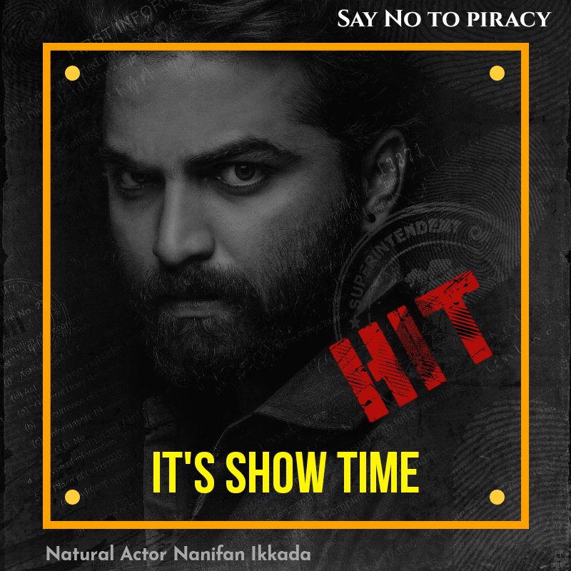 Nani_Fan_Ikkada's tweet image. It's Show Time🍿
@NameisNani Presents
#HitMovie #FirstCase 
Say No To Piracy n Enjoy the movie in your nearest theaters.
#ViswakSen @iRuhaniSharma
@svr4446 @Garrybh88 @maniDop @PrashantiTipirn #VivekSagar @walpostercinema

#HITMovieInCinemas