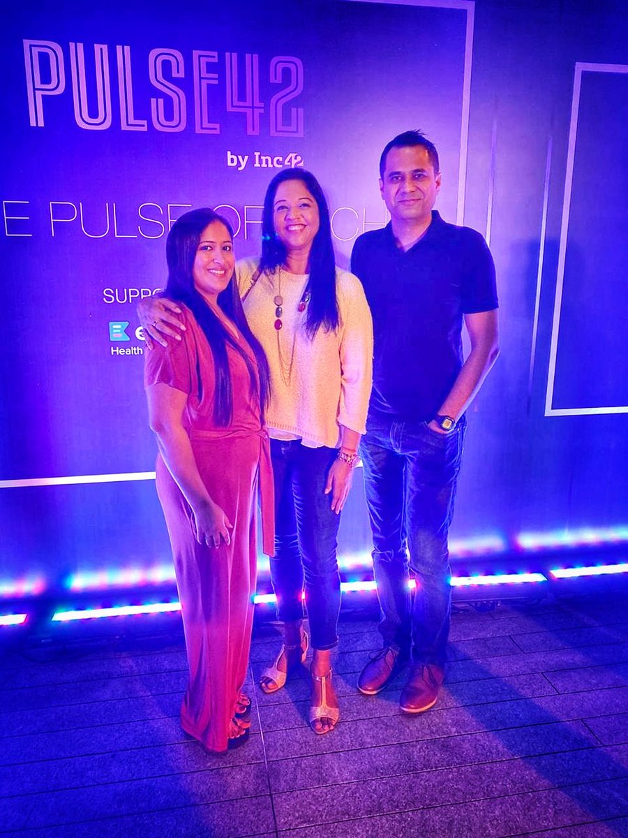 AkanchaS's tweet photo. Congratulations @Inc42 @poojasareen90! Keep growing, keep supporting the startup ecosystem.
Always good to meet @banglani.
#Mumbai #Entrepreneurs #Pulse42 https://t.co/mBV8jSVz0o