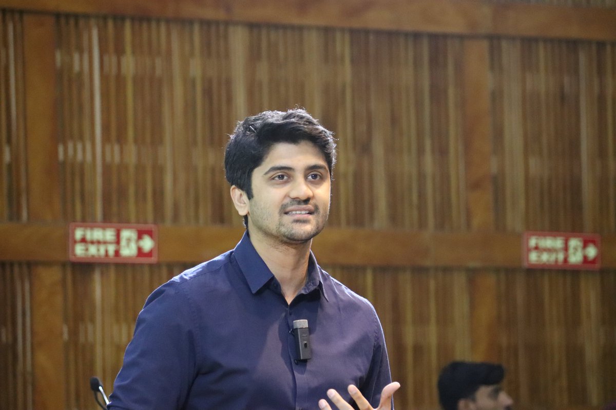 nsrcel's tweet photo. #FintechforStartups kickstarts this morning with @VikyathN sharing the impact of NSRCEL on the #startup ecosystem and upcoming programs for #entrepreneurs https://t.co/EZuHL2KL09