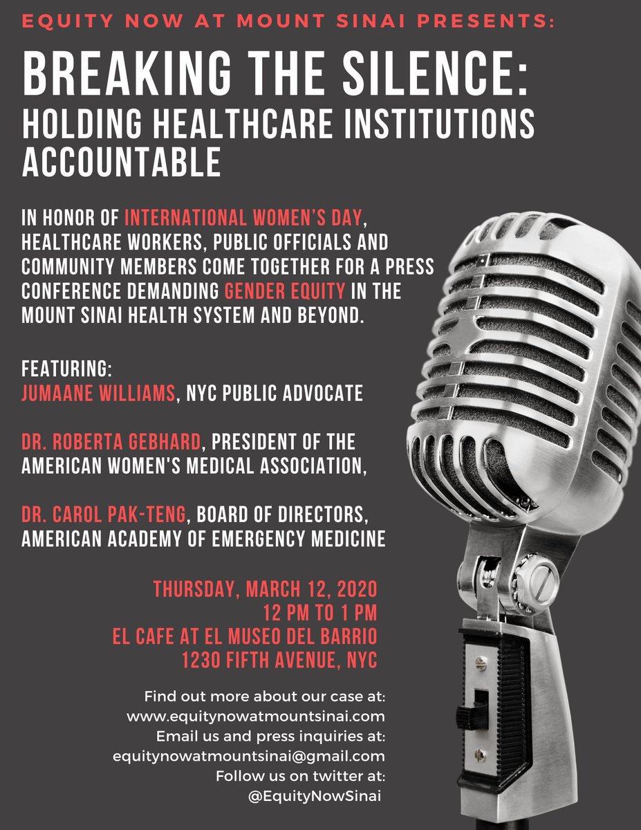 Equity Now at Mount Sinai tweet media