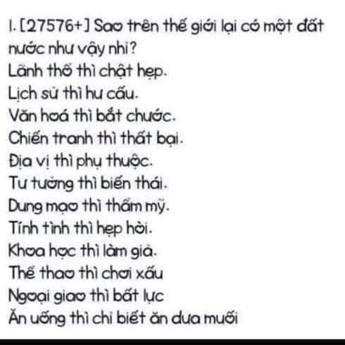 Sao khi tìm hiểu thì mình mới biết, họ không chỉ ăn kim chi mà còn ăn nhiều thứ khác nữa, còn lại thì đúng rồi á :DD 
#20Kr_YTN_ApologizetoVN
#KoreansApologizetoVietnam