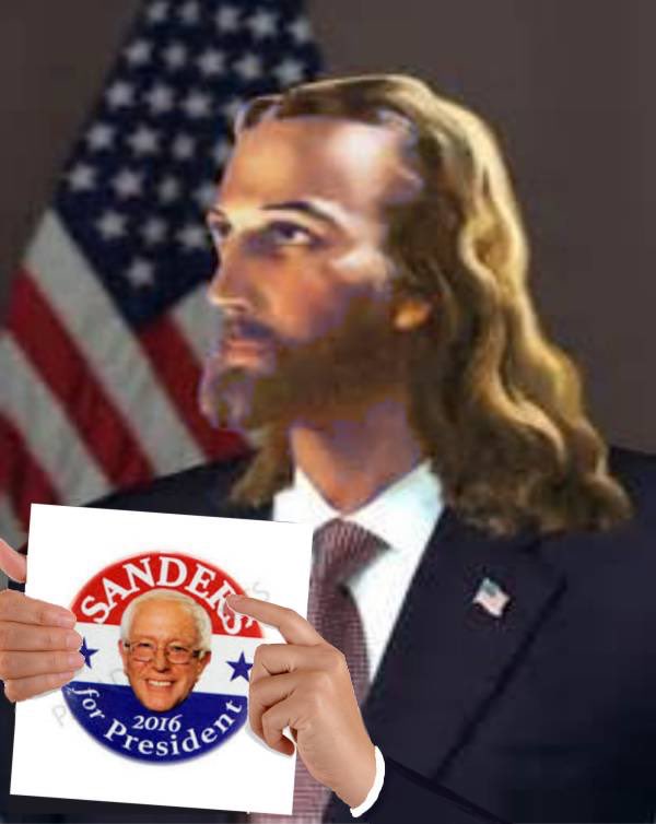 Bernie is the Second coming of Christ (@dmthedetails) on Twitter photo 