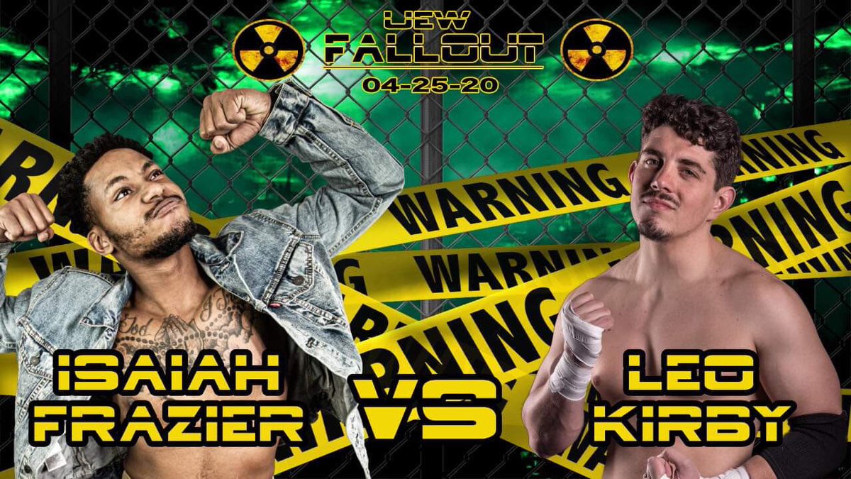 United Elite Wrestling family, if you want pure wrestling talent and athleticism then this match was made for you!! Isaiah Frazier vs. “God’s Gift” Leo Kirby in what promises to be fast paced intensity you won’t want to miss!! #uew #unitetheelite #FALLOUT #RVAwrestling #wearehere