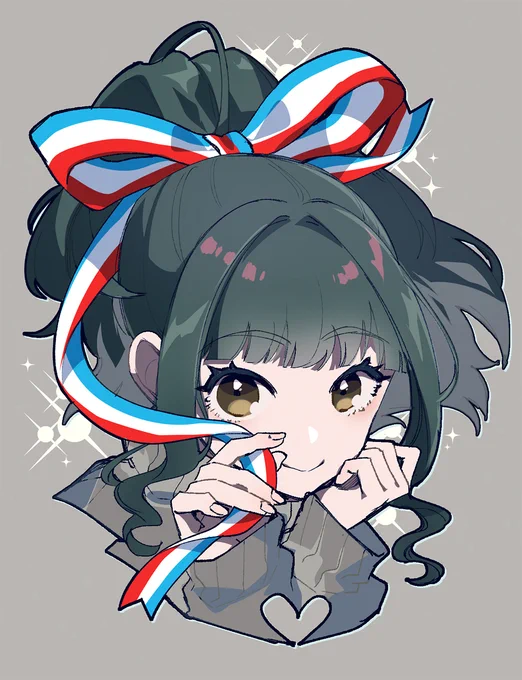 トリコロールリボン
#藤居朋 