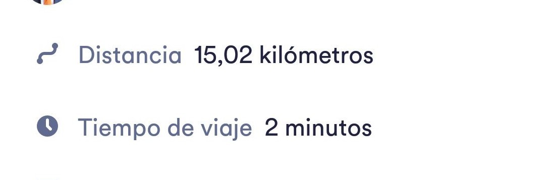 gpedranti's tweet photo. @alejandrosrez @cabify_espana Es EVIDENTE que es un error del software que hay que rectificar y cobrarme lo adecuado. ¿Cómo se van a hacer 15 km (viaje que no hice) en 2 minutos? @cabify_espana #fail #Cabifyfail #CabifyEspaña https://t.co/FbnpbphiS9