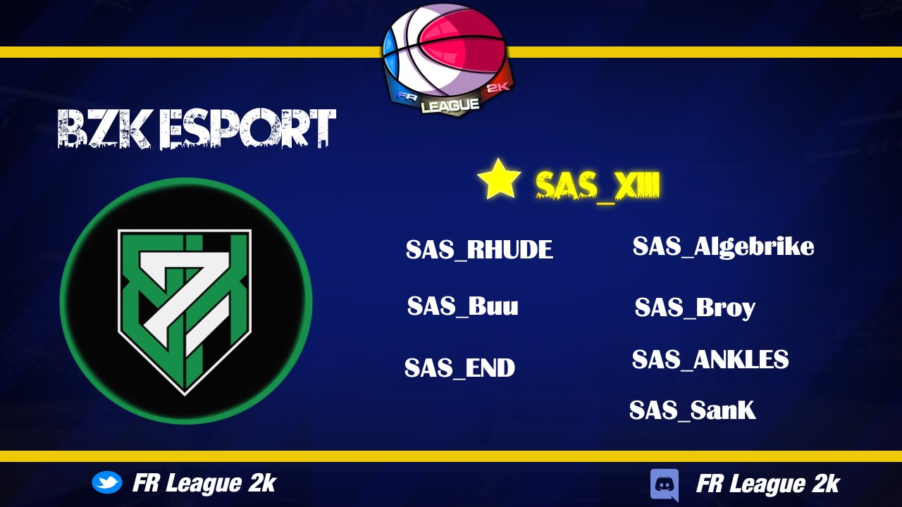 French Basketball League on Twitter "📢 PRÉSENTATION ÉQUIPE BzKeSport