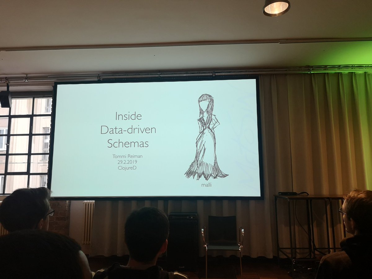 alekcz's tweet image. Awesome talk by @ikitommi at @clojuredconf. Malli looks super awesome! Guess what I'm doing on the plane #clojure #clojured