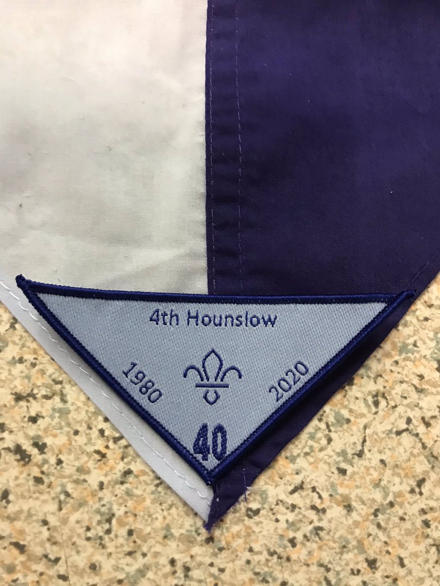 4thHounslow's tweet photo. We are very pleased with our Group’s celebration #40th Birthday #Badge https://t.co/OxEmrR4GHi