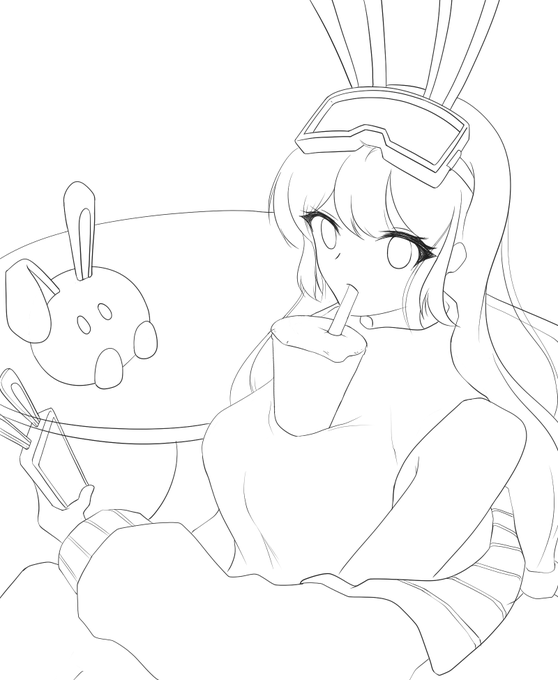버블티 토끼(작업중)
#노페토리 