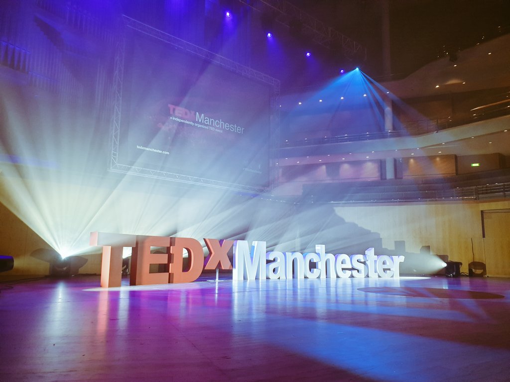 hayleydwhyte's tweet photo. Such a buzz @TEDxManchester - lots of super interesting speakers lined up for today #TEDxManchester https://t.co/G5m9Krz2N0