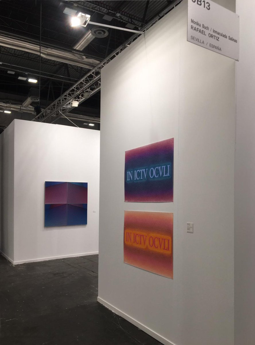 RafaelOrtizGal's tweet image. Hoy, sábado 29, os esperamos en @FeriaArco de 12 a 20 h, con la magnífica propuesta de dos grandes artistas españolas:#InmaculadaSalinas y #MonikaBuch
@RafaelOrtizGal, stand 9B13.
#GaleríaRafaelOrtiz en #ARCO2020