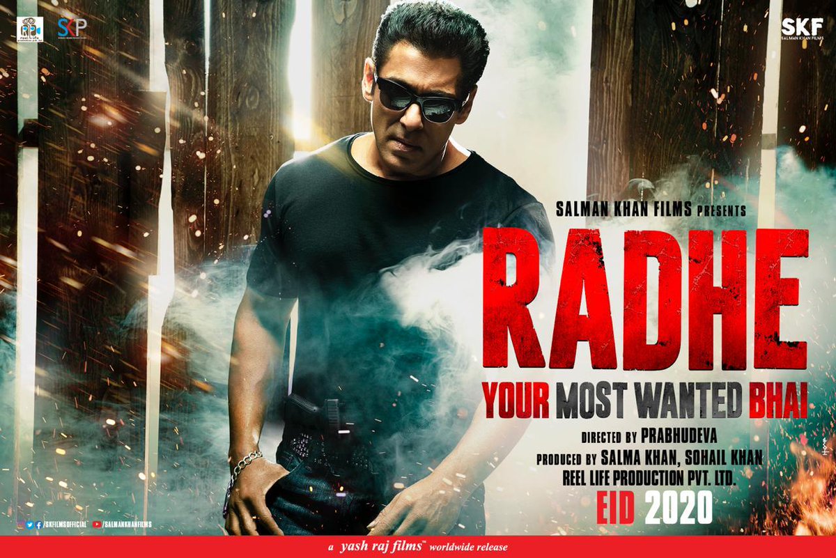 taran_adarsh's tweet photo. Contrary to speculation that the release date isn't locked yet, here it is... #Radhe arrives on 22 May 2020 [Fri]... Yash Raj Films #YRF worldwide release... Salman Khan and director Prabhu Dheva reunite for the third time, after #Wanted and #Dabangg3. #RadheEid2020 #Eid2020 https://t.co/ev4cE2gcR1