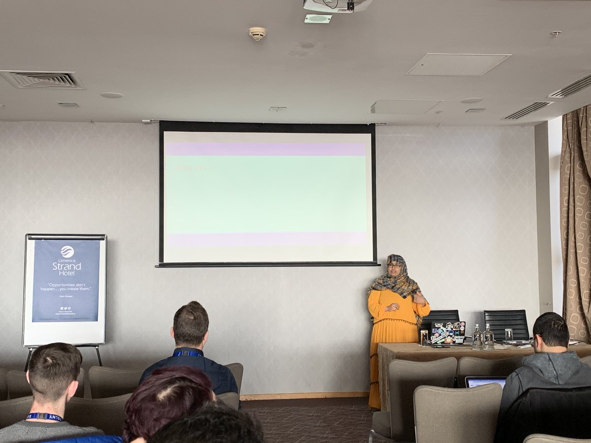 whykay's tweet image. First #PyConLM speaker, Arjumand Younus about #Python for #SocialGood in Track 1. In chairing the 1st session this morning. #TechForGood