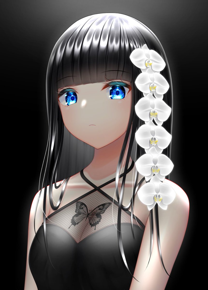 「胡蝶蘭#創作 」|侘茶のイラスト