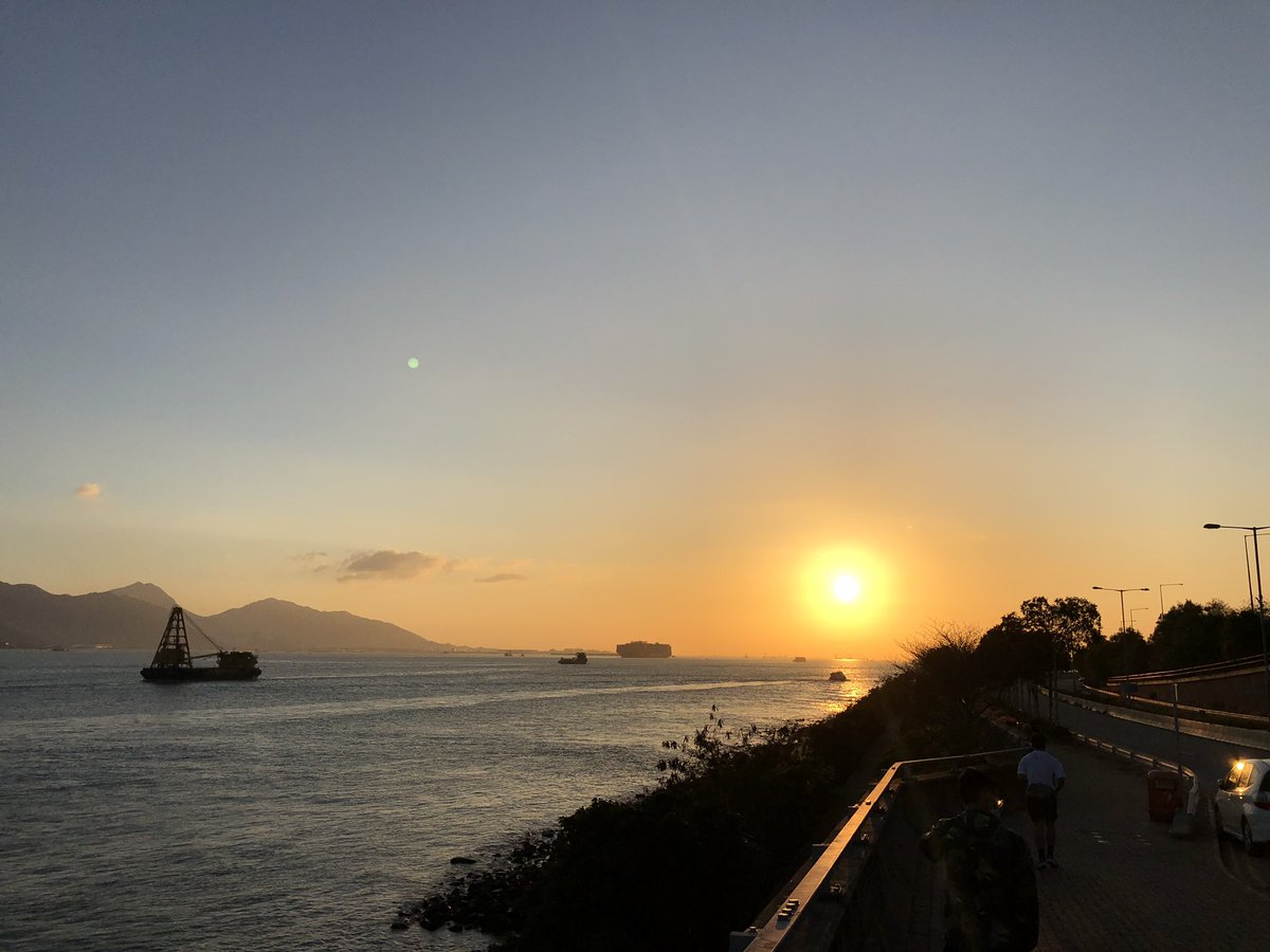 いい夕陽